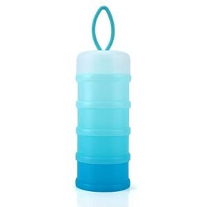 Accmor Baby Formula Dispenser On The Go, Stackable Formula Dispenser for Travel Formula Container to Go, Non-Spill Milk Powder Baby Kids Snack Storage Container, BPA Free