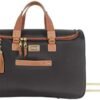 steve madden Designer Carry On Luggage Collection - Lightweight 20 Inch Duffel Bag- Weekender Overnight Business Travel Suitcase with 2- Rolling Spinner Wheels (Global Black) - Image 7