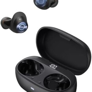 Baseus Active Noise Cancelling Wireless Earbuds, Reduce Noise by Up to 95%, Heavy Bass, 38H Playtime, Clear Calls, Wireless Charging, Power Display, Comfortable Fit, Bluetooth 5.3 - Bowie MA10S