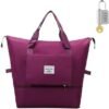 VENTOURPACK Gym Tote Bag, Travel Duffle Bag Women, Sports Bag, Yoga Bag, Weekender Bags For Women Travel With Trolley Sleeve (PURPLE)