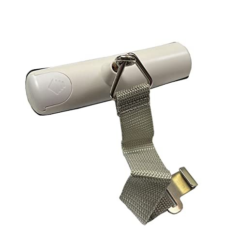 No Jet Lag Luggage Scale, Digital Portable Handheld Suitcase Weight for Travel with Durable Webbed Strap, up to 90LB/40KGs, Battery Included in Black. - Image 6