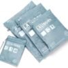 7 Sets Packing Cubes for Travel Luggage Organizers Storage Bags Waterproof and Lightweight Suitcase Compression Pouches (Grey) - Image 2