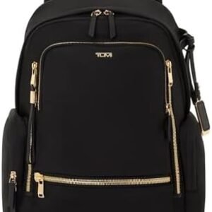TUMI - Voyageur Celina Backpack - Men's & Women's Backpack - Travel Bag - Black & Gold Hardware