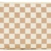 Narwey Small Makeup Bag for Purse Travel Makeup Pouch Cosmetic Bag Zipper Pouch Bags for Women (Light Checkerboard)