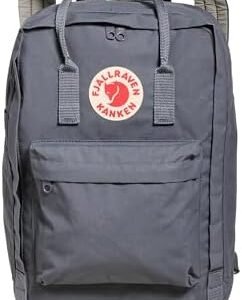 Fjallraven Women's Kanken Laptop Backpack 17", Super Grey, One Size