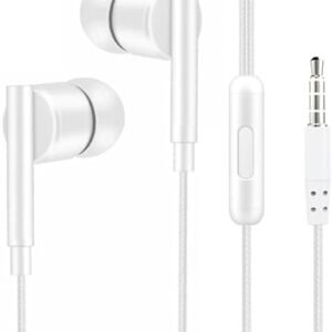 Wired Headphones Earphones with Built-in Microphone & Volume Control