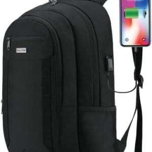 MAXTOP Travel Laptop Backpack Business Backpacks with USB Charging Port Water Resistant School College Bookbag