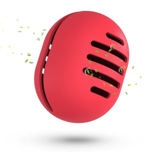 Fauxomor Makeup Sponge Holder,Double-sided 5-line Vented Silicone Beauty Blender Holder for Travel,Shatterproof Make Up Sponge Travel Case for All Sponges Sanitary Reuse Easy to Carry,Red