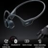 SHOKZ OpenRun Pro - Open-Ear Bluetooth Bone Conduction Sport Headphones - Sweat Resistant Wireless Earphones for Workouts and Running with Premium Deep Base - Built-in Mic, with Hair Band - Image 2