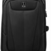 Travelpro Maxlite 5 Softside Expandable Carry on Luggage with 4 Spinner Wheels, Lightweight Suitcase, Men and Women, Black, Carry On 21-Inch