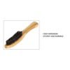 Beard Brush, Professional Men Beard Brush, Small Travel Beard Brush, Travel Portable Oil Head Styling Beard Grooming Brush Strong toughness not easy to fall off easy to use - Image 7