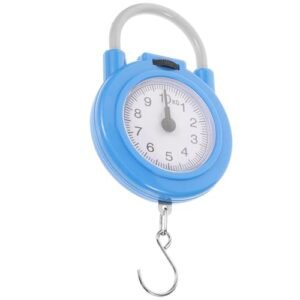 Cabilock Tools Luggage Scale Weighing Scale for Luggage Mechanical Hanging Scale Weight Scale Hand Scale Bag Scale Handheld Scale Kitchen Scale Luggage Hook Travel Plastic Fishing Suitcase