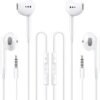 2 Packs Apple Wired Headphones Earbuds with Microphone,in-Ear Earphones Volume Control[Apple MFi Certified] Headphones Compatible with iPhone/ipad/Android/Computer and Other 3.5mm Jack Devices