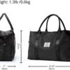 Travel Gym Bag for Women, LANBX Tote Bag Carry on Luggage Sport Duffle Weekender Overnight Bags with Wet Pocket - Image 7