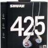Shure SE425 PRO Wired Earbuds - Professional Sound Isolating Earphones with Detailed Sound, Dual-Driver Hybrid, Secure in-Ear Fit, Detachable Cable, Durable Quality - Clear (SE425-CL) - Image 5