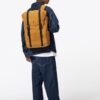 tomtoc Flap Laptop Backpack, Lightweight, Water-Resistant Casual Daypack, Durable Work-pack, Vintage Classic Rucksack for 13-15.6 Inch Laptop, perfect for Campus, Street, 22L Yellow - Image 2