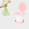 Travel Potty，Toddler Travel Potty，Portable Toddler Potty，Travel Potties Foldable ，Toddler Travel Potty Folding Toilet，Apply to Seat Emergency Toilet for Car, Camping, Outdoor, Indoor (Large) - Image 6