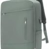 Carry On Backpack for Women Men, 15.6 Inch Laptop Travel Backpack with USB Charging Port, Waterproof Personal Item Backpack Flight Approved, Casual Daypack Backpacks for College Work, Green