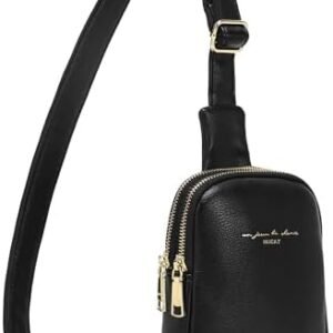INICAT Small Sling Bag Fanny Packs Crossbody Bags Gifts for Women Men