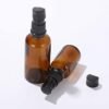 6 Pcs 30ml Amber Glass Travel Bottles for Toiletries Refillable Travel Size Liquid Containers Glass Lotion Pump Bottle Mini Soap Pump Dispenser Cosmetic Container Bottle Travel Accessories - Image 3