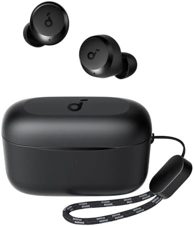 Soundcore by Anker A20i True Wireless Earbuds, Bluetooth 5.3, App, Customized Sound, 28H Long Playtime, Water-Resistant, 2 Mics for AI Clear Calls, Single Earbud Mode