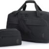 Duffle Bag for Travel,BAGSMART Carry on Weekender Overnight Bag,Travel Duffel Bag with Toiletry Bag,Shoe Bag, Black-65L