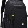 EKUIZAI Solid Color Trolley Backpack Schoolbag for Middle School Students Elementary Rolling Bag Daypack for Teen Boys