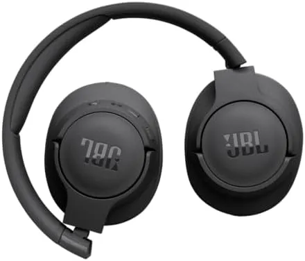 JBL Tune 720BT - Wireless Over-Ear Headphones Pure Bass Sound, Bluetooth 5.3, Up to 76H Battery Life and Speed Charge, Lightweight, Comfortable and Foldable Design (Black) - Image 2