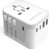 Universal Travel Adapter, International Power Plug Adapter with 3 USB-C and 2 USB-A Ports, All-in-One Worldwide Wall Charger for USA EU UK AUS and 150+ Countries - Image 8