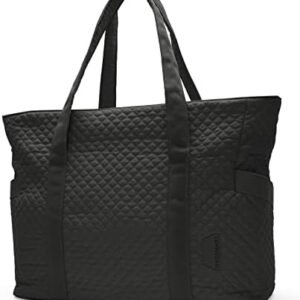 BAGSMART Large Tote Bag For Women, Travel Shoulder Bag Top Handle Handbag with Yoga Mat Buckle for Gym, Work, Travel
