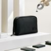 Travel Portable Storage Pouch Bag Case Accessories Organizer Compatible with MacBook Laptop Charger, Mouse, Cables, Hub, Power Adapter, Power Bank, Toiletries, Cosmetics, Personal Items-Black - Image 6