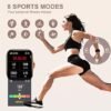 Iaret Smart Watch for Women(Call Receive/Dial), Fitness Tracker Waterproof Smartwatch for Android iOS Phones 1.7" HD Full Touch Screen Digital Watches with Heart Rate Sleep Monitor Pedometer, Gold - Image 4