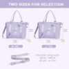 BECOJADDE Travel Bag for Women Carry On Bag with Wet Compartment Travel Duffle Bag for Weekender Overnight Travel Essentials - Image 2