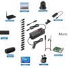 SHNITPWR 72W universal Power Supply Adjustable DC 3V ~ 24V 3A AC/DC Adapter with USB C Charger PD 65W Upgraded 100V-240V AC to DC Converter Variable Power Adapter, 14 Tips, Alligator Clips Power Cable - Image 7