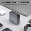 150W USB-C Charger,4 Ports GaN Desktop Charger,USB C Charging Station;Laptop Charger fit for MacBook Pro/Air M1 M2, Dell XPS/HP/Lenovo/Asus/Acer/Steam Steak Deck All Computer or Smart Phone - Image 2