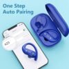 Wireless Earbuds Bluetooth Headphones 130H Playback 4-Mic HD Call IP7 Waterproof Ear Buds in Ear Sport LED Display Earphones with Earhooks for Running Workout Gym Phone Laptop TV Computer (Blue) - Image 3