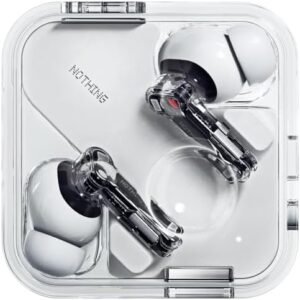 Nothing Ear Wireless Earbuds with ChatGPT Integration, Smart ANC, Hi-Res Audio with LDAC & LHDC, 11mm Dynamic Bass Boost, 40.5H Playtime, 6 Mics for Calls Wireless Headphones, Wireless Charging White