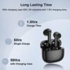 Wireless Earbuds Bluetooth 5.3 Headphones with Charging Case, ENC Noise Cancelling for Clear Call, Touch Control in-Ear Stereo Earphones with Mic for Android/iOS, IPX7 Waterproof for Running Workout - Image 5