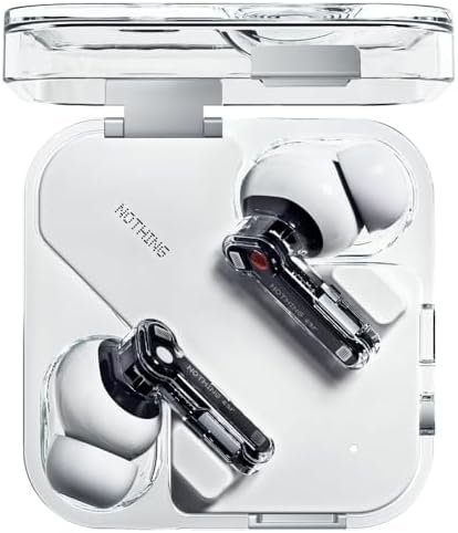 Nothing Ear Wireless Earbuds with ChatGPT Integration, Smart ANC, Hi-Res Audio with LDAC & LHDC, 11mm Dynamic Bass Boost, 40.5H Playtime, 6 Mics for Calls Wireless Headphones, Wireless Charging White - Image 6