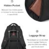 CROSSGEAR Laptop Backpack Water-resistant Bookbag Work Business Daily BackPacks Utility Travel carry on Computer Bag Commuter Office Carrying Case Fits 15.6”Laptop, Airline Approved Bag for Men - Image 7