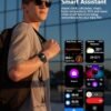 Smart Watch for Men Women, infrared true Blood Oxygen Monitor, 2.04-inch AMOLED Display, Heart rate Blood Pressure sleep Monitor, IP68 Waterproof Fitness Tracker, Compatible with Android and iOS - Image 7