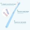 2 Pack Dog Toothbrush Cat Tooth Brush Pet Toothbrush Puppy Toothbrush Mini Head Soft Dog Toothbrush Deep Clean Kit for Puppy, Kitten, Small Dog & Cat, Portable Travel Friendly and Easy to Use - Image 3