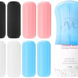 8 Pack Silicone Bottle Covers,Silicone Travel Essentials for Women Men,Reusable Accessories Luggage for Travel Size Toiletries, Elastic Sleeves for Leak Proofing,Cruise Ship Essentials…