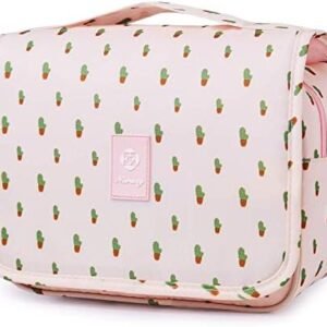 Narwey Hanging Travel Toiletry Bag Cosmetic Make up Organizer for Women and Girls Waterproof