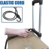 Folding Hand Truck, Expandable Light Weight Luggage Cart with 2 Wheels, Free Bungee Cord and Storage Bag, Aluminium Foldable Trolley for Travel, Shopping，Moving, Office - Image 7