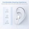 2 Packs Earbuds [MFi Certified] Earphones Wired with Microphone for 3.5mm iPhone Headphones (Built-in Microphone & Volume Control) Compatible with iPhone/iPad/iPod/Computer/MP3/4 - Image 4