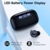 Bluetooth Headphones Wireless Earbuds 120H Playtime Ear Buds IPX7 Waterproof Earphones Digital Power Display Headsets with Charging Case and Mic for Sports Fitness Laptop TV Computer Cell Phone Games - Image 3