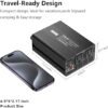 500W Power Inverter 12v to 110v,dc to ac Converter for car with 24W Quick Charge/65W USB-C,Power Inverter for car Cigarette Lighter,12 Volt Power Inversor - Image 5