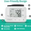 LEYGUAR Wrist Blood Pressure Monitor for Home Use, Accurate Digital BP Cuff Machine, 99 Readings Memories for 2 Users, Large Display for Easy Reading, Comfy Adjustable Cuff and Portable Carrying Bag - Image 2