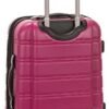 Rockland Melbourne Hardside Expandable Spinner Wheel Luggage, Magenta, Carry-On 20-Inch - Image 3